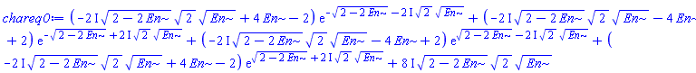 (-(2*I)*(2-2*En)^(1/2)*2^(1/2)*En^(1/2)+4*En-2)*exp(-(2-2*En)^(1/2)-(2*I)*2^(1/2)*En^(1/2))+(-(2*I)*(2-2*En)^(1/2)*2^(1/2)*En^(1/2)-4*En+2)*exp(-(2-2*En)^(1/2)+(2*I)*2^(1/2)*En^(1/2))+(-(2*I)*(2-2*En)^(1/2)*2^(1/2)*En^(1/2)-4*En+2)*exp((2-2*En)^(1/2)-(2*I)*2^(1/2)*En^(1/2))+(-(2*I)*(2-2*En)^(1/2)*2^(1/2)*En^(1/2)+4*En-2)*exp((2-2*En)^(1/2)+(2*I)*2^(1/2)*En^(1/2))+(8*I)*(2-2*En)^(1/2)*2^(1/2)*En^(1/2)