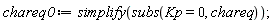 chareq0 := simplify(subs(Kp = 0, chareq))