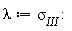 lambda := sigma[III]