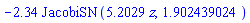 -2.34*JacobiSN(5.2029*z, 1.902439024)