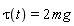 tau(t) = 2*mg