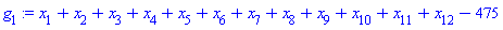 x[1]+x[2]+x[3]+x[4]+x[5]+x[6]+x[7]+x[8]+x[9]+x[10]+x[11]+x[12]-475