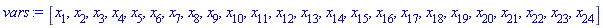 [x[1], x[2], x[3], x[4], x[5], x[6], x[7], x[8], x[9], x[10], x[11], x[12], x[13], x[14], x[15], x[16], x[17], x[18], x[19], x[20], x[21], x[22], x[23], x[24]]