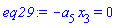 -a[5]*x[3] = 0