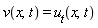 v(x, t) = u__t(x, t)