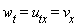 w__t = u__tx and u__tx = v__x