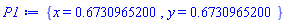 {x = .6730965200, y = .6730965200}
