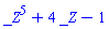 _Z^5+4*_Z-1