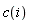 c(i)