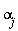 `&alpha;__j`
