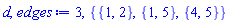 3, {{1, 2}, {1, 5}, {4, 5}}