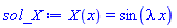 X(x) = sin(lambda*x)