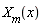 X__m(x)