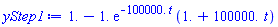 1.-1.*exp(-100000.*t)*(1.+100000.*t)