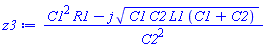 (C1^2*R1-j*(C1*C2*L1*(C1+C2))^(1/2))/C2^2