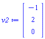 Vector(3, {(1) = -1, (2) = 2, (3) = 0})