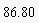 86.80