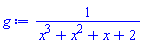 1/(x^3+x^2+x+2)