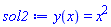 y(x) = x^2