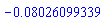 -0.8026099339e-1