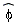 `#mover(mi("&phi;",fontstyle = "normal"),mo("&circ;"))`