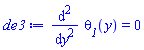 diff(diff(theta__1(y), y), y) = 0