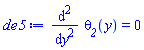diff(diff(theta__2(y), y), y) = 0