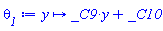 proc (y) options operator, arrow; _C9*y+_C10 end proc