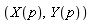 X(p), Y(p)