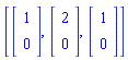 [Vector(2, {(1) = 1, (2) = 0}), Vector(2, {(1) = 2, (2) = 0}), Vector(2, {(1) = 1, (2) = 0})]