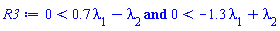 R3 := `and`(0 < .7*lambda[1]-lambda[2], 0 < -1.3*lambda[1]+lambda[2])