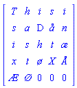 Matrix(%id = 36893627851096883316)