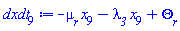 -mu__r*x[9]-lambda__3*x[9]+Theta__r