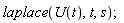 laplace(U(t), t, s)