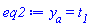 y__a = t__1