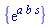 {exp(a*b*s)}