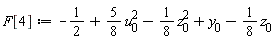 F[4] := -1/2+(5/8)*u[0]^2-(1/8)*z[0]^2+y[0]-(1/8)*z[0]