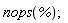 nops(%)