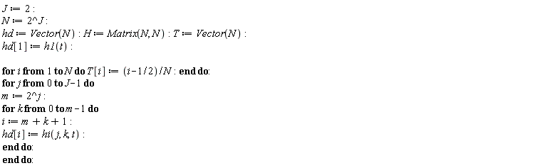 J := 2: