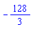 -128/3