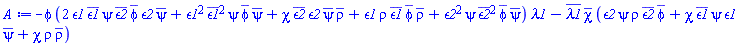 -phi*(2*epsilon1*conjugate(epsilon1)*psi*conjugate(epsilon2)*conjugate(phi)*epsilon2*conjugate(psi)+epsilon1^2*conjugate(epsilon1)^2*psi*conjugate(phi)*conjugate(psi)+chi*conjugate(epsilon2)*epsilon2*conjugate(psi)*conjugate(rho)+epsilon1*rho*conjugate(epsilon1)*conjugate(phi)*conjugate(rho)+epsilon2^2*psi*conjugate(epsilon2)^2*conjugate(phi)*conjugate(psi))*lambda1-conjugate(lambda1)*conjugate(chi)*(epsilon2*psi*rho*conjugate(epsilon2)*conjugate(phi)+chi*conjugate(epsilon1)*psi*epsilon1*conjugate(psi)+chi*rho*conjugate(rho))