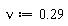 nu := .29