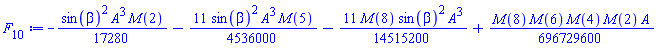 -(1/17280)*sin(beta)^2*A^3*M(2)-(11/4536000)*sin(beta)^2*A^3*M(5)-(11/14515200)*M(8)*sin(beta)^2*A^3+(1/696729600)*M(8)*M(6)*M(4)*M(2)*A