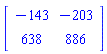 Matrix(%id = 36893628087048528708)