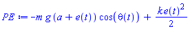 -m*g*(a+e(t))*cos(theta(t))+(1/2)*k*e(t)^2