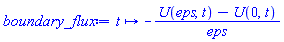 proc (t) options operator, arrow; -(U(eps, t)-U(0, t))/eps end proc