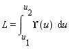 L = int(Upsilon(u), u = u__1 .. u__2)