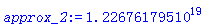 0.1226761795e20
