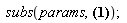 subs(params, GainQ1 = 8*wx^2*(m-1)/(Pi^2*((m*wx^2-1)^2+Q1^2*wx^2*(wx^2-1)^2*(m-1)^2)^(1/2)))
