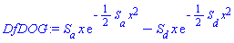 S__a*x*exp(-(1/2)*S__a*x^2)-S__d*x*exp(-(1/2)*S__d*x^2)
